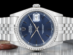 Rolex Datejust 36 Blu Jubilee 16234 Blue Jeans - Doppio Quadrante